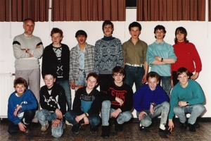 Klasfoto, schooljaar 1987-1988