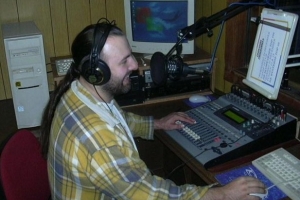 Rudy Gybels in de opname-studio, 2003