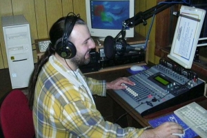 Rudy Gybels in de opname-studio, 2003