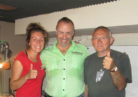 Rudy Gybels met Julie & Johan