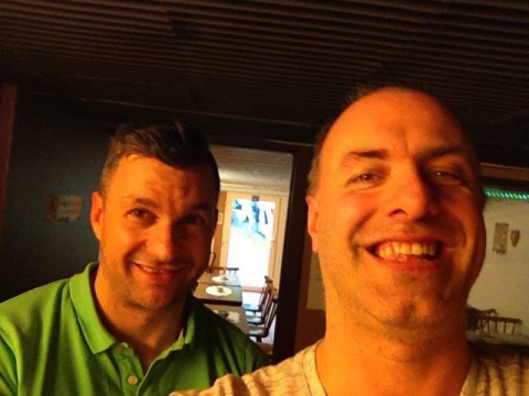 Wouter Survani en Rudy Gybels