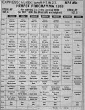 Programmaschema 1988