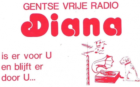 Sticker Radio Diana Gent