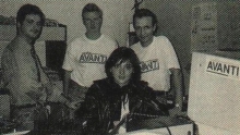 Yasmine op bezoek in de studio, 1991