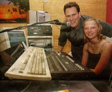  Michel Vanderfeesten en Cindy Plessers (juli 2004)