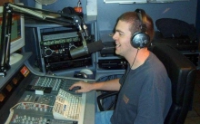Geert Deknudt in de live-studio, 2003