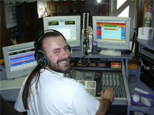 Rudy Gybels in de live-studio, 2003