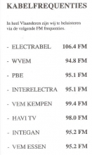 Radio Magdalena, frequenties