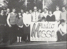 Radio Massa team in 1982