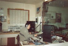 Peter De Graef in 1989 als gast dj tijdens de Top 1000 allertijden.
