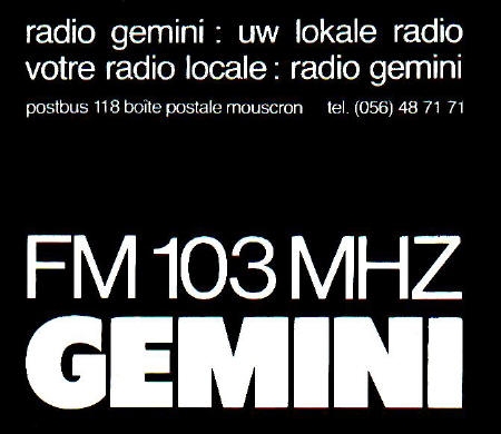 Radio Gemini Kortrijk FM 103